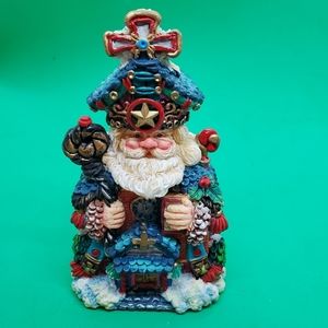 Crinkle Claus Santa Church Vintage Perfect Condition